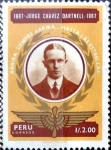Stamps Peru -  Intercambio dm1g 0,20 usd 2 intis 1987