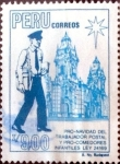 Stamps Peru -  Intercambio cxrf 0,60 usd 9 intis 1988
