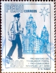 Stamps Peru -  Intercambio dm1g3 0,60 usd 9 intis 1988