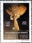 Stamps : America : Peru :  Intercambio dm1g 0,35 usd 1100 soles 1985
