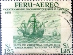 Stamps Peru -  Intercambio cxrf 0,20 usd 1,25 soles 1953