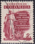 Stamps Colombia -  Intercambio