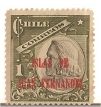 Stamps Chile -  Colon / ISLAS DE JUAN FERNANDEZ