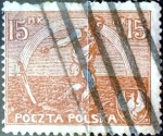 Stamps : Europe : Poland :  Intercambio 0,20 usd 15 g. 1921