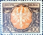 Stamps Poland -  Intercambio crxf 0,20 usd 100 m. 1921