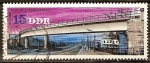 Stamps Germany -  Puente de Berlín-Adlergestel(DDR).