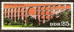 Sellos de Europa - Alemania -  puente  Göltzschtal Viaducto(DDR).