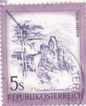 Stamps Austria -  castillo de  Aggstein