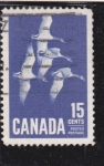 Stamps Canada -  bandada de aves