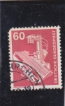 Stamps : Europe : Germany :  maquinaria