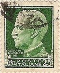 Stamps Italy -  VITORIO EMANUELLE II