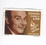 Stamps Spain -  Cine español. Tony Leblanc
