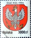 Stamps Poland -  Intercambio m1b 0,40 usd 3000 z. 1992