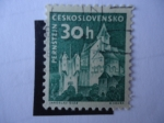 Stamps Czechoslovakia -  Pernstejn.