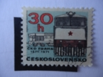 Stamps Czechoslovakia -  CKD PRAHA 1871-1971