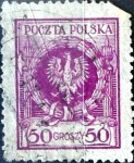 Stamps Poland -  Intercambio 0,30 usd 50 g. 1924