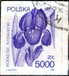 Stamps Poland -  Intercambio 0,95 usd 5000 z. 1990