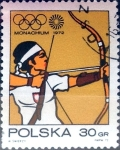 Stamps Poland -  Intercambio 0,20 usd 30 g. 1972