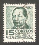 Stamps Mexico -  Presidente Benito Juarez