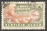 Stamps Mexico -  132 - Servico aéreo