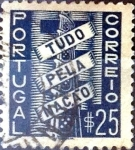 Stamps Portugal -  Intercambio 0,45 usd 25 cent. 1935