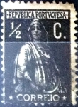 Stamps Portugal -  Intercambio 0,25 usd 1/2 cent. 1912
