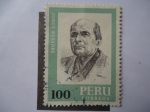 Stamps Peru -  Jorge Basadre -1903-1980.