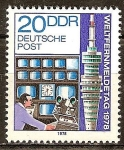 Stamps Germany -   Día Mundial de las Telecomunicaciones 1978(DDR).