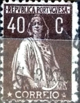 Stamps Portugal -  Intercambio 0,45 usd 40 cent. 1924