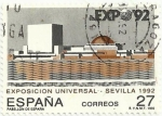 Sellos de Europa - Espa�a -  (306) EXPOSICIÓN UNIVERSAL SEVILLA´92. PABELLÓN DE ESPAÑA. EDIFIL 3155