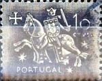 Stamps Portugal -  Intercambio 0,20 usd 10 cent. 1953