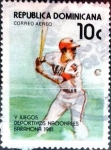 Stamps : America : Dominican_Republic :  Intercambio agm2 0,35 usd 10 cent. 1981