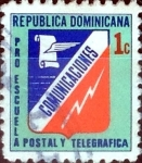 Stamps Dominican Republic -  Intercambio 0,25 usd 1 cent. 1981