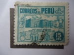 Stamps Peru -  Museo de Arqueología - Lima