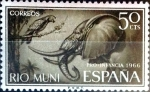 Stamps Spain -  Intercambio jxi 0,25 usd 50 cent. 1966