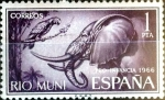 Stamps Spain -  Intercambio jxi 0,25 usd 1 peseta 1966