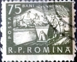 Stamps Romania -  Intercambio 0,20 usd 75 b. 1960