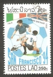 Stamps Laos -   Mundial de fútbol San Francisco 94