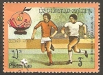 Sellos de Asia - Laos -  Mundial de fútbol España 82