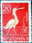 Stamps Romania -  Intercambio m1b 0,20 usd 20 l. 1957