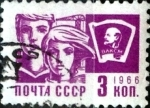 Stamps : Europe : Russia :  Intercambio 0,20 usd 3 k. 1966
