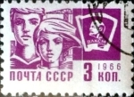 Stamps : Europe : Russia :  Intercambio 0,20 usd 3 k. 1966