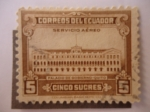 Stamps : America : Ecuador :  Palacio de Gobierno - Quito.