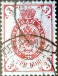 Stamps Russia -  Intercambio 0,50 usd 3 k. 1889