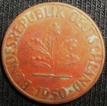 monedas de Europa - Alemania -  1950 (Anverso)