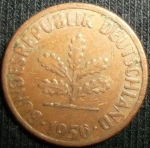 monedas de Europa - Alemania -  1950 (Anverso)