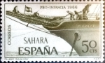 Stamps Spain -  Intercambio jxi 0,20 usd 50 cent. 1966