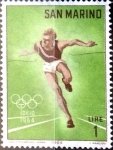 Stamps : Europe : San_Marino :  Intercambio jxa 0,20 usd 1 l. 1964