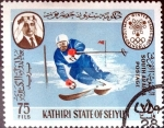 Stamps : Asia : Yemen :  Intercambio nf4b 0,20 usd 75 f. 1969