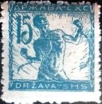 Stamps Yugoslavia -  Intercambio 0,20 usd 15 f. 1919